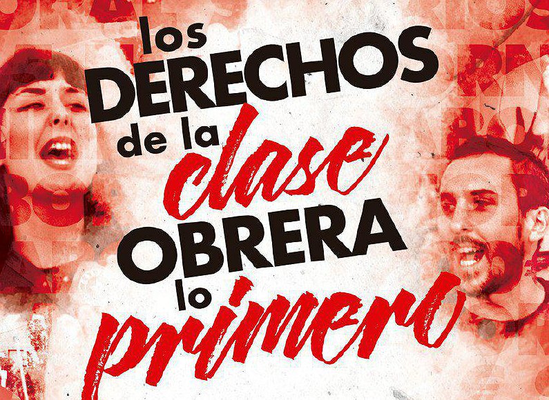 Los derechos de la clase obrera, ¡lo primero! ¡Viva el 1º de mayo!