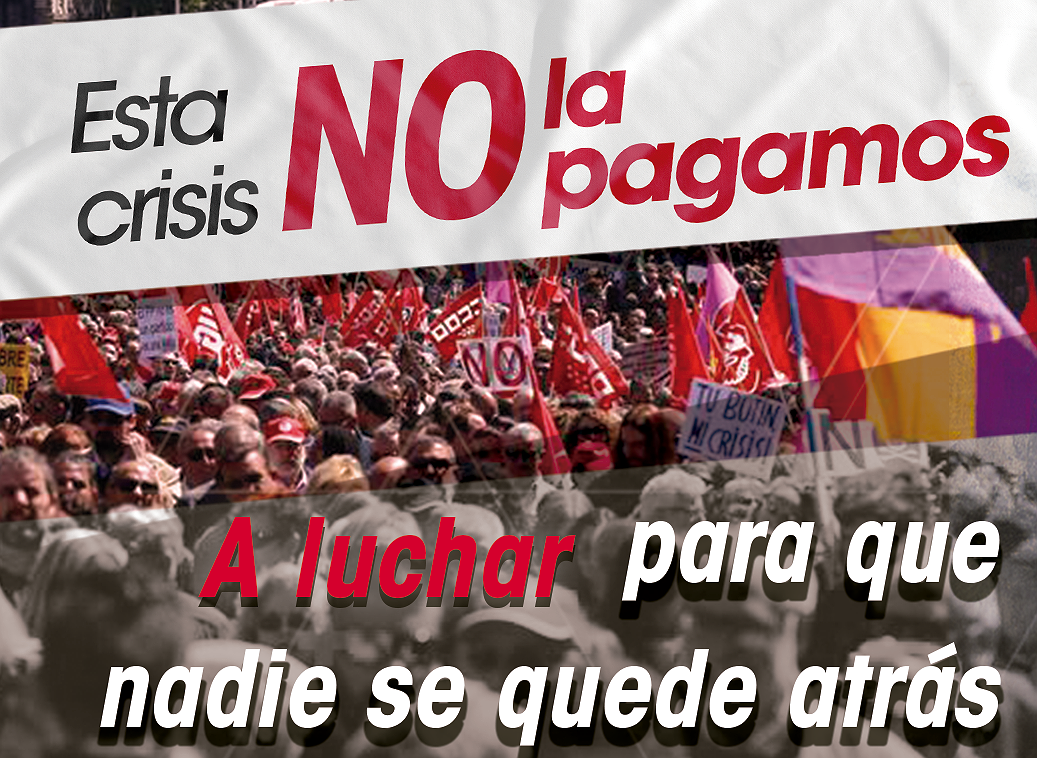 Let´s fight so no one is left behind. We won’t pay this crisis!