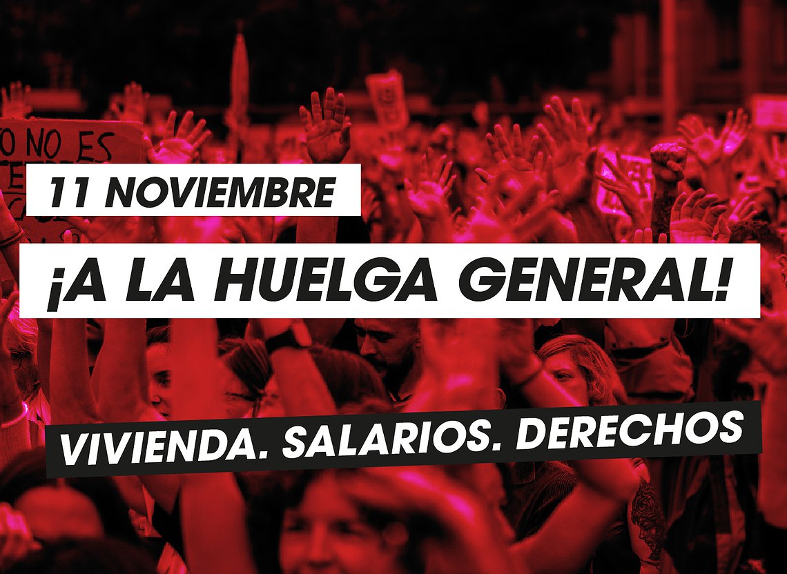Llamamos a una huelga general masiva por la vivienda, los salarios, los servicios públicos.