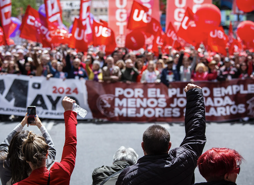 Por la subida real del SMI, sin tributación al IRPF,  automática y que repercuta en todos los conceptos salariales