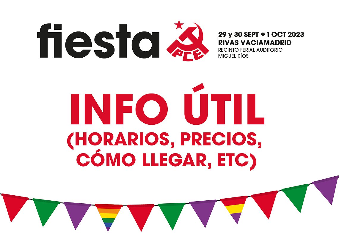 Fiesta PCE 2023 - Info útil