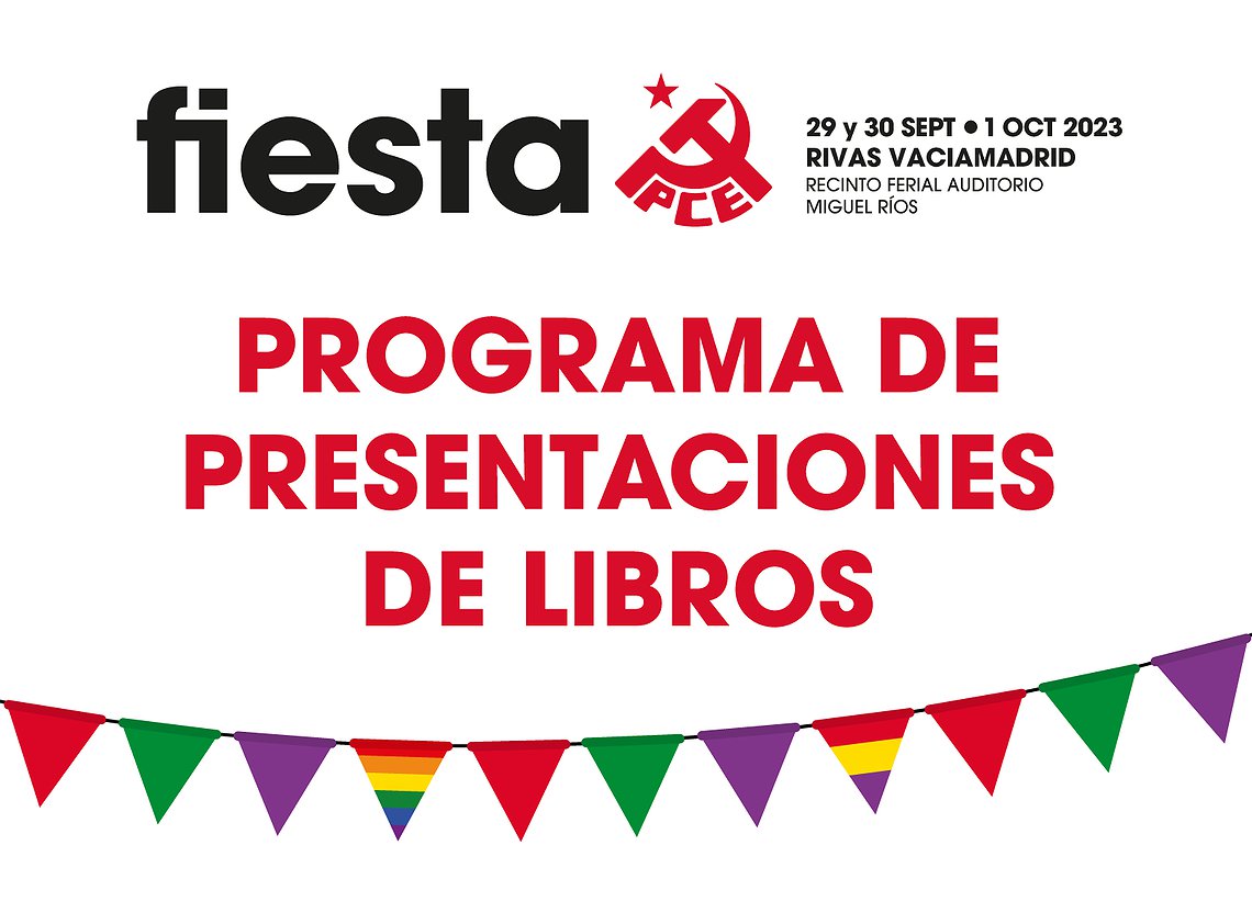 Fiesta PCE 2023 - Presentaciones de libros