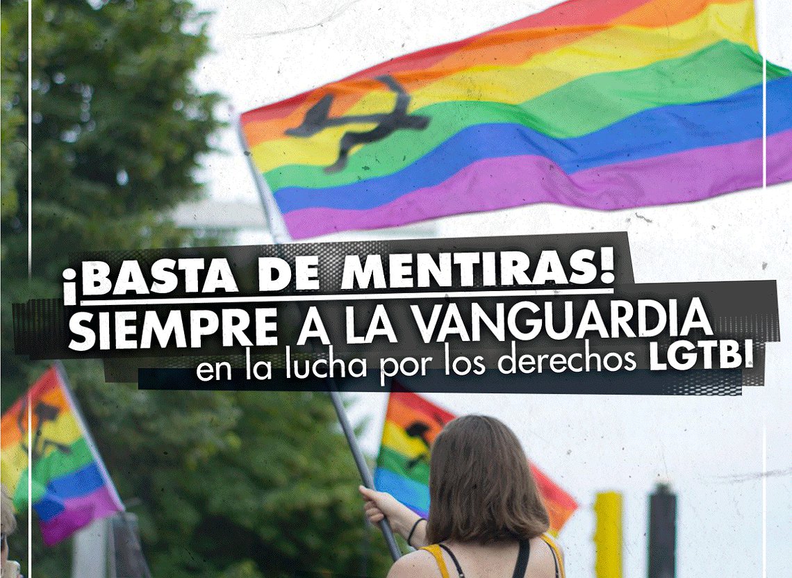 ¡Basta de mentiras! El PCE siempre a la vanguardia por los derechos del colectivo LGTBI