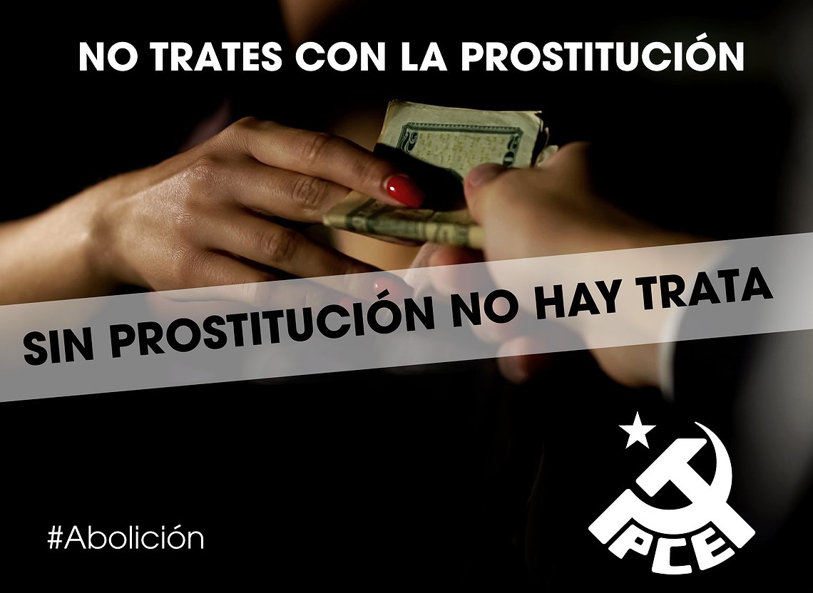 Manifiesto del PCE en el Día Internacional contra la trata de mujeres para explotación sexual