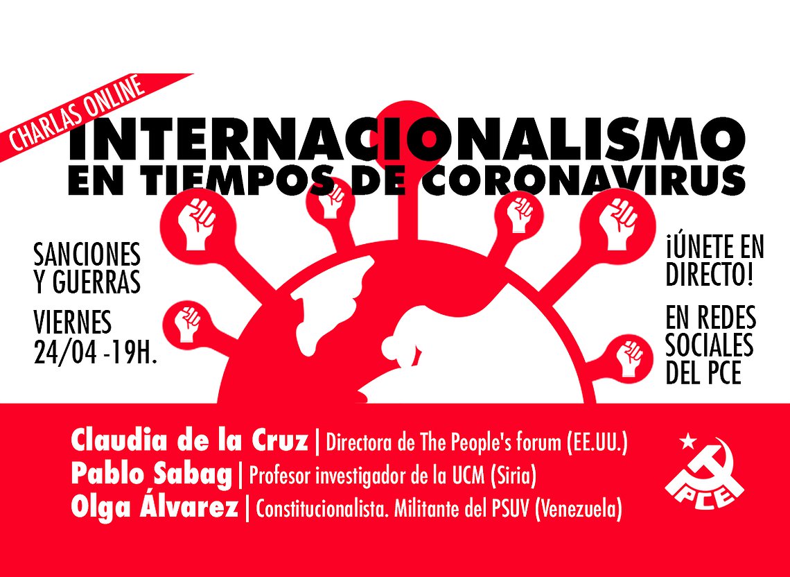 Ciclo de charlas online: Internacionalismo en tiempos de coronavirus