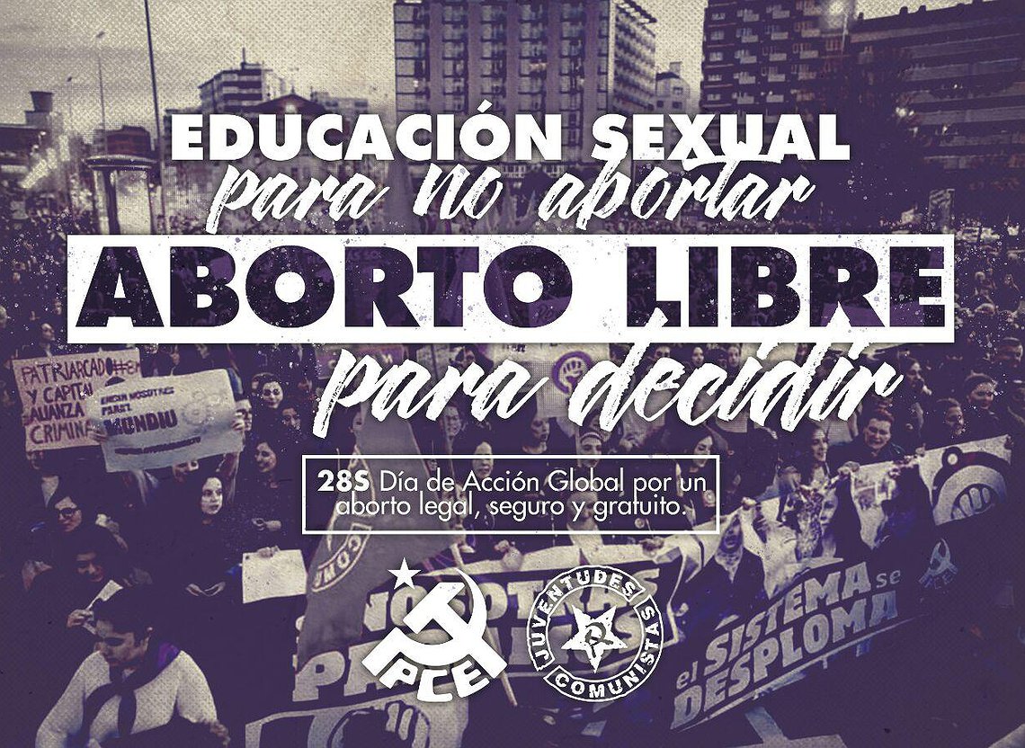 Un derecho constitucional: el aborto libre, gratuito y en la sanidad pública.