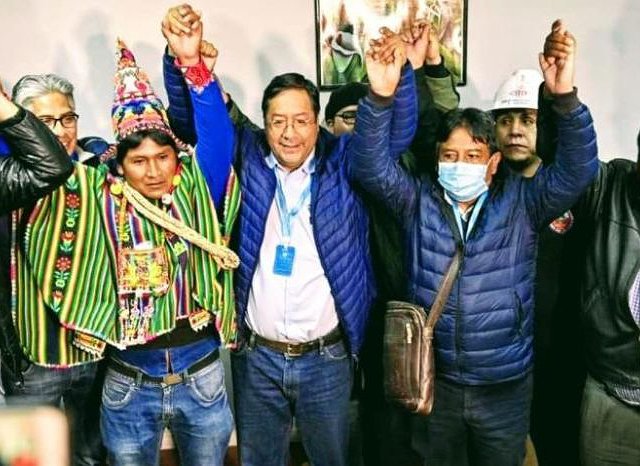 Felicitamos al MAS por su victoria en las elecciones en Bolivia