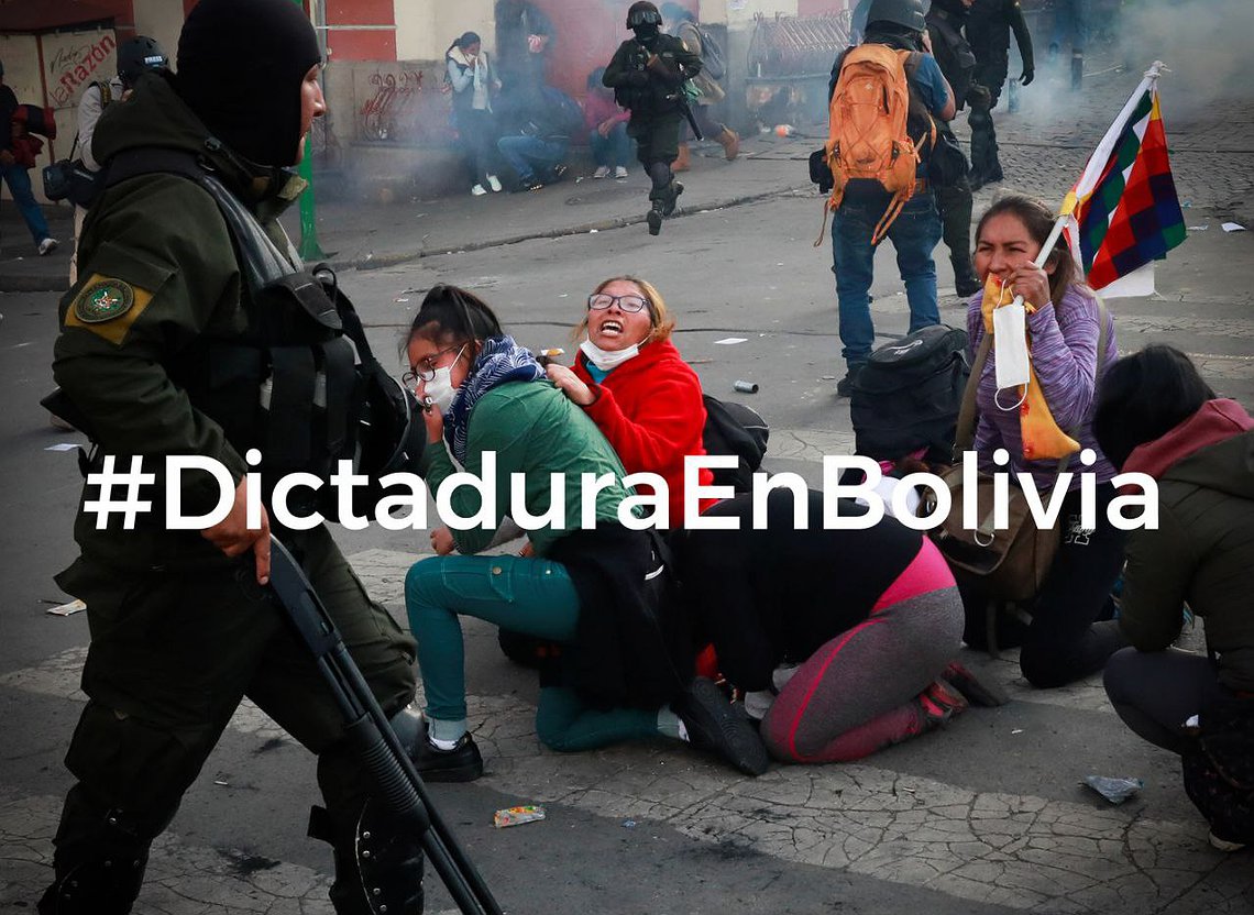La detención de Patricia Hermoso, otro crimen de la dictadura boliviana: ¡basta de impunidad de los golpistas!