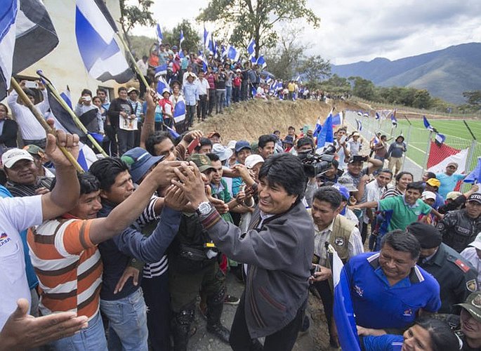 Con Evo Morales y el MAS, contra la violencia fascista: apoyamos las nuevas elecciones