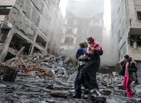 Solidaridad con Gaza ante la criminal campaña de bombardeos de Israel