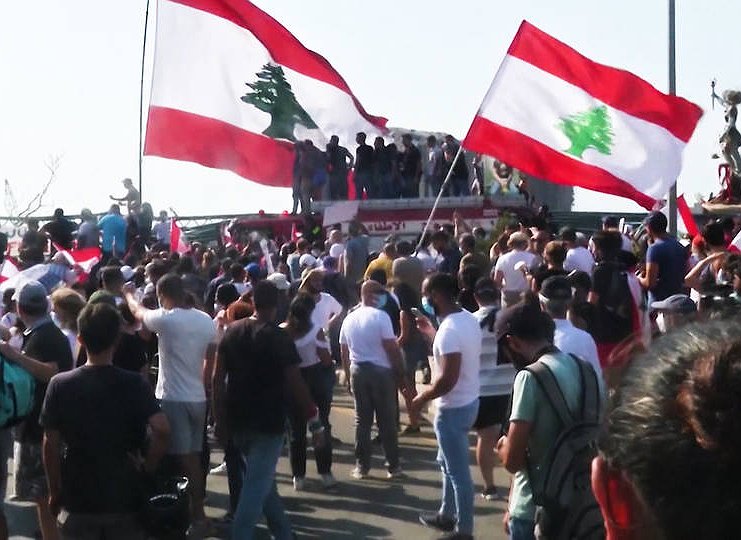 Condenamos la represión y el ataque fascista contra las protestas en el 1º Aniversario de la explosión de Beirut