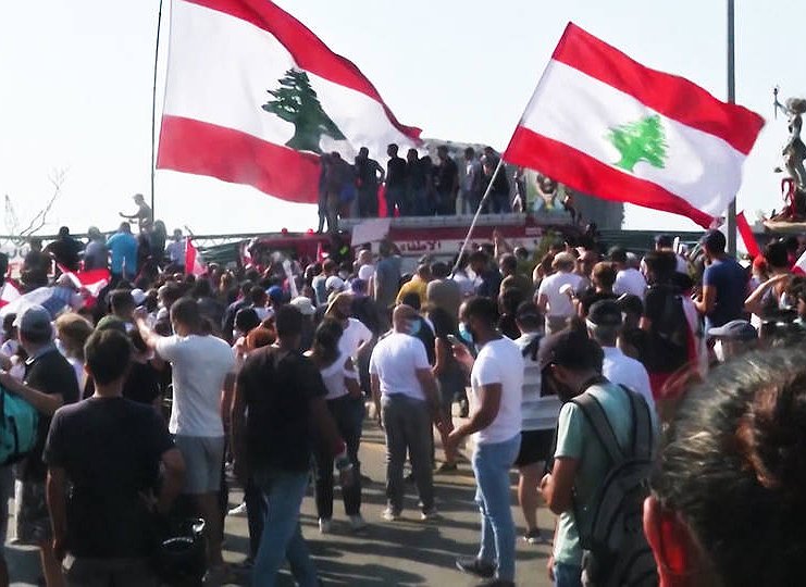 Condenamos la represión y el ataque fascista contra las protestas en el 1º Aniversario de la explosión de Beirut