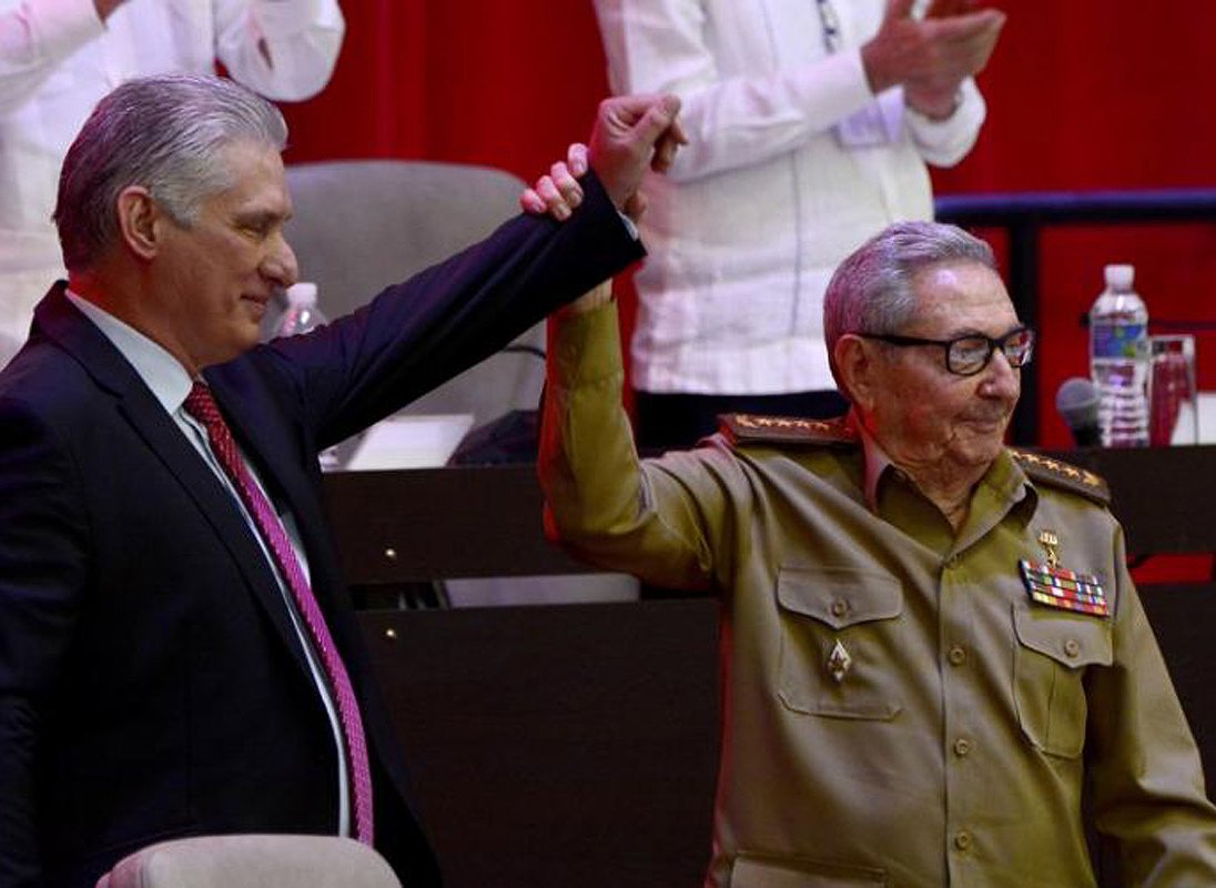 Carta de felicitación del PCE al camarada Miguel Díaz-Canel