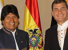 Rechazamos las inhabilitaciones de Evo Morales y Rafael Correa