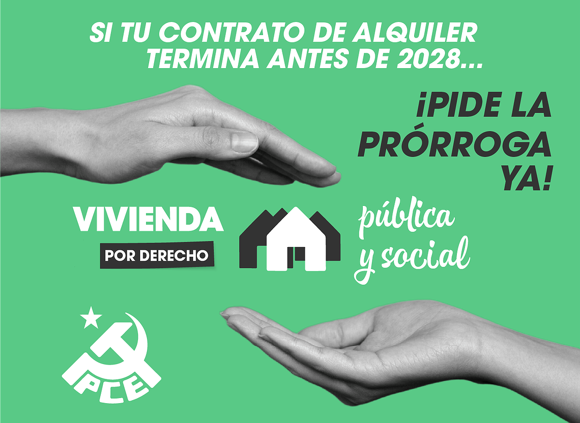Si tu contrato de alquiler termina antes de 2028, ¡pide la prórroga ya!