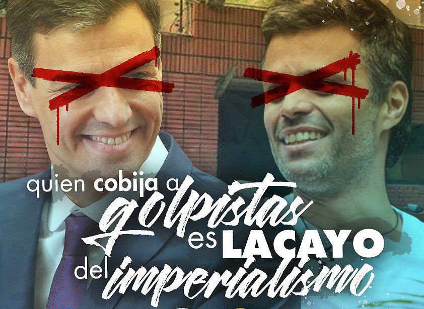 No al asilo político al golpista Leopoldo López. ¡Venezuela se respeta!