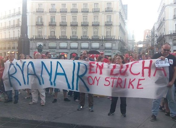 Toda nuestra solidaridad con la lucha de la plantilla de Ryanair