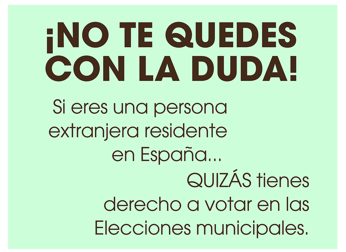 Campaña Voto Inmigrante: ¡No te quedes con la duda! Tu voto cuenta para todo